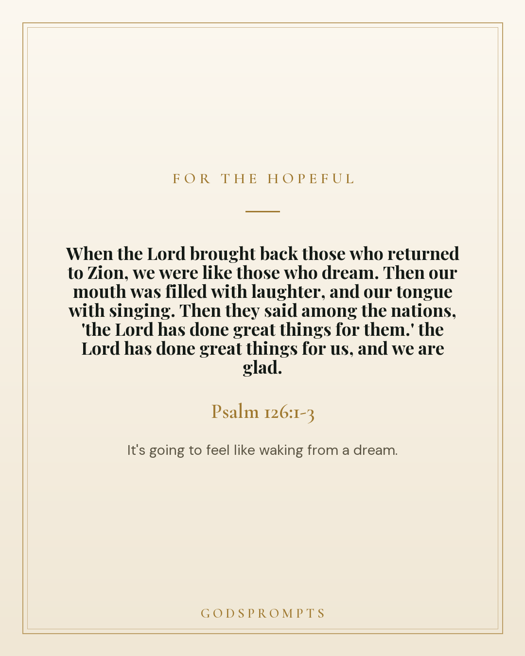 Psalm 126:1-3 scripture card