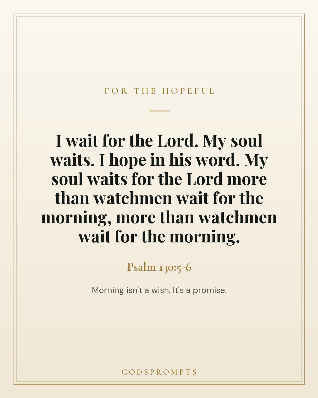 Psalm 130:5-6 scripture card