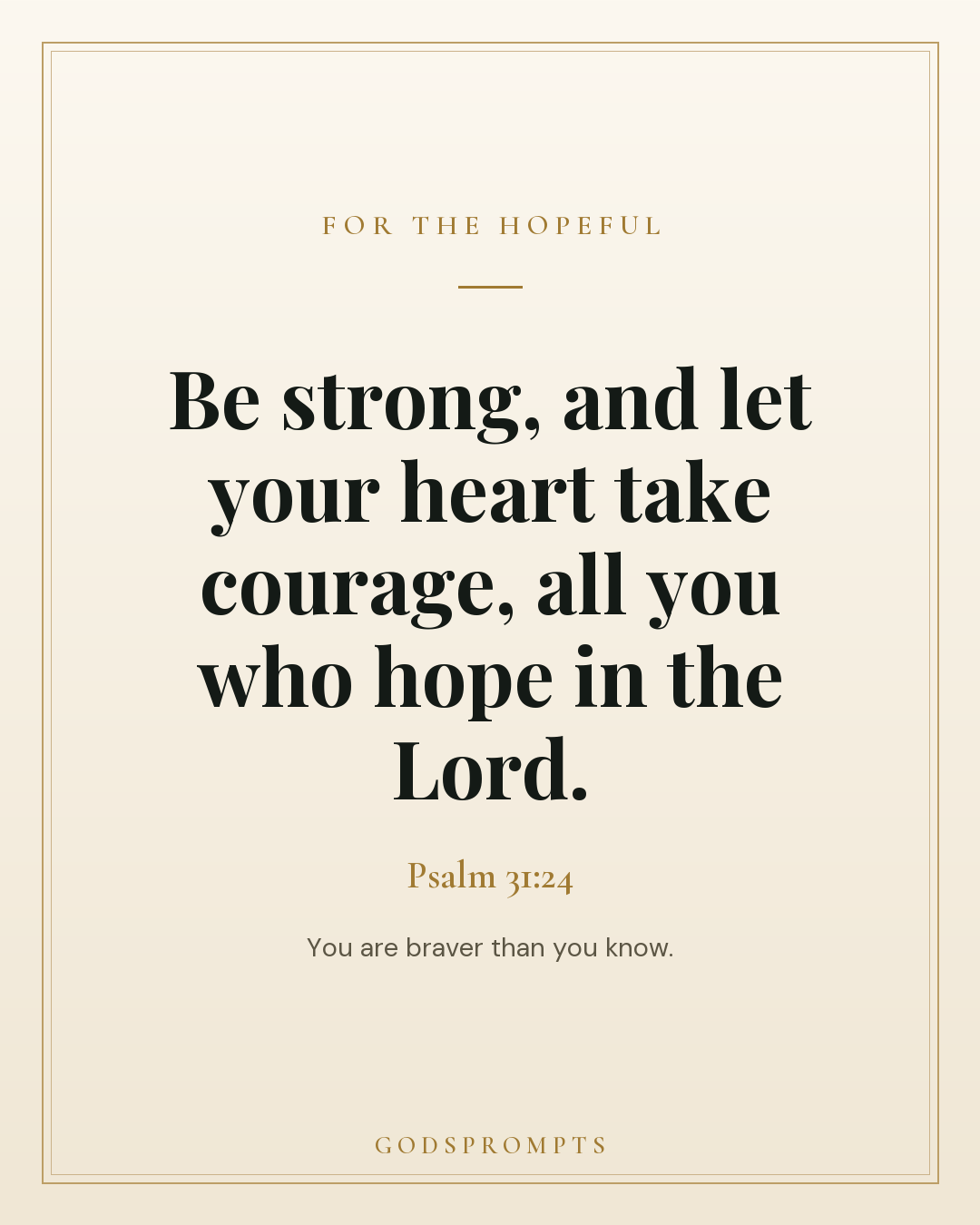 Psalm 31:24 scripture card