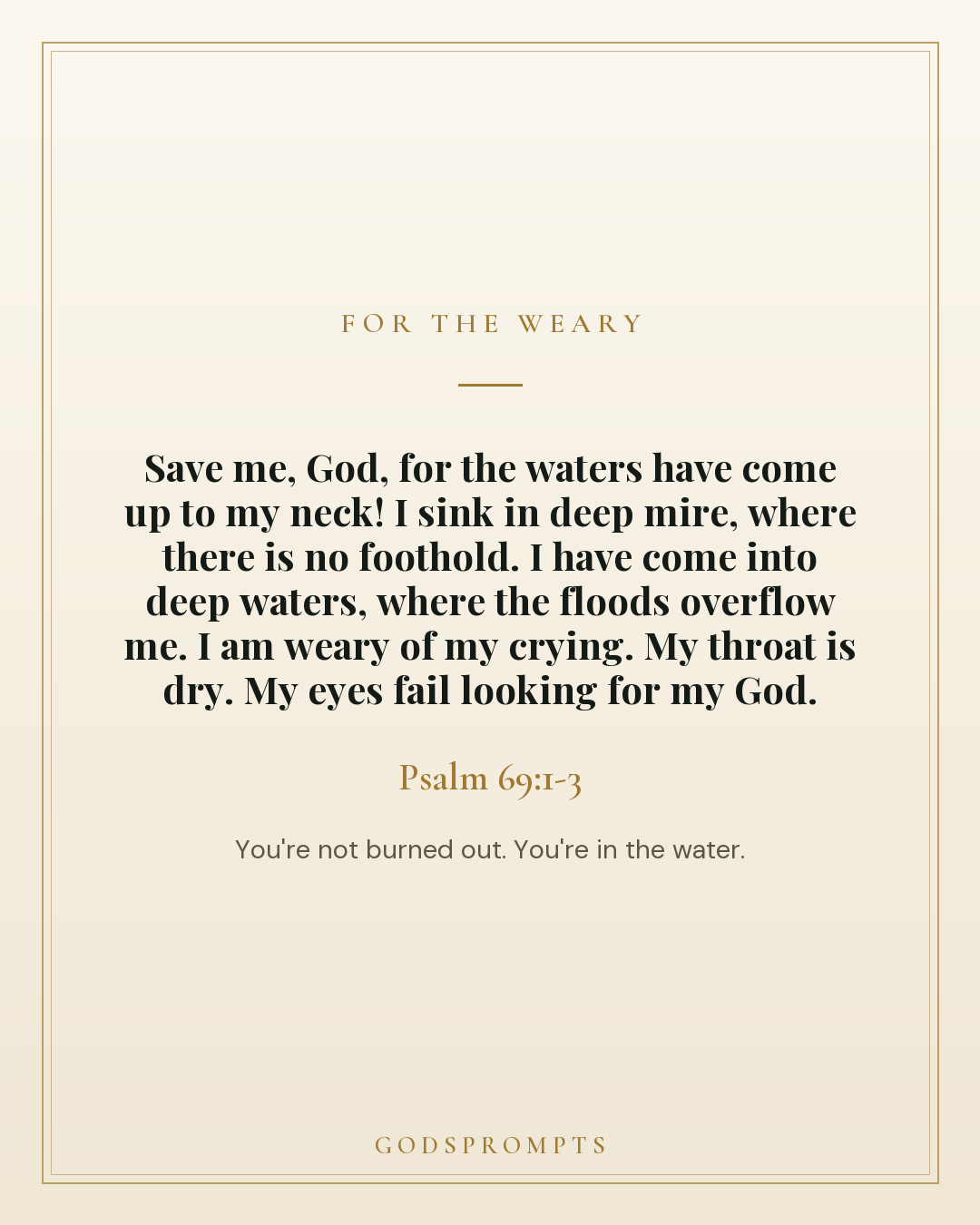 Psalm 69:1-3 scripture card